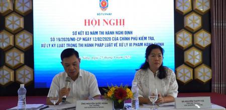 Sơ kết 3 năm thi hành Nghị định về kiểm tra, xử lý kỷ luật trong thi hành pháp luật về xử lý vi phạm hành chính